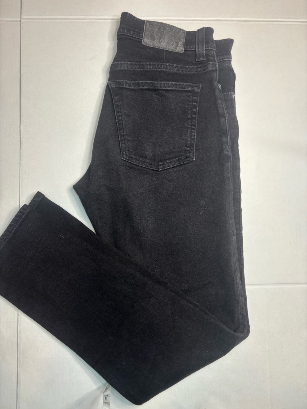 Madewell Athletic Slim Black Jeans 31x32